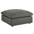 thumbnail image 6 of Modway Commix Modern Down Filled Overstuffed Fabric Ottoman in Gray, 6 of 7