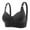 11-Black, variant on YWDJ Bras for Women Sleeping Bras Wireless Sleep Bras Adjustable Straps Half Cup Push up Wrap Comfy Bras Padded Comfortable Bras Lounge Bras Black L