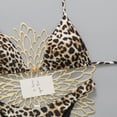 thumbnail image 5 of Bikini Sets for Women Leopard Printed Triangle Bikinis 2 Piece Halter Bikini Sets High Cut Bathing Suit Swimsuits, 5 of 8