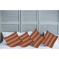 thumbnail image 2 of Ambesonne Tribal Throw Pillow Cover 4 Pack, Retro Motifs, 18", Ruby Apricot, 2 of 5