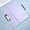 Purple, variant on Uutvery Plastic Clipboards Office Clipboard with Metal Profile Clip Clipboards Clear Vertical Layout Drawing Boards for Sketching and Watercolors