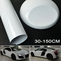 30*150CM Car Gloss White Vinyl Film Wrap Sticker Decal Air Bubble Free