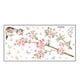 thumbnail image 2 of Vinilo decorativo de rama de melocotón con mariposas y gatitos | Adhesivo para ventana sin adhesivo para decoración de habitación infantil | Mural de 60 x 30 cm para cuarto de juegos infantil, 2 of 3