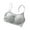 Grey, variant on Youmylove Women Tank Tops Ladies Cup Rimless Yoga With Chest Pad Half Length Small Sling Tube Top Bottom Sports Bra Leisure Trendy Blouse