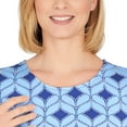 thumbnail image 5 of Larky Lark Womens Geometric Puff Print Knit Top, 5 of 5