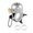 silver, variant on Light weight Aluminum Bike Horn Nonslip Bicycles Alloys Rings Crisps Sound Cycling Alarm For Hiking And Running