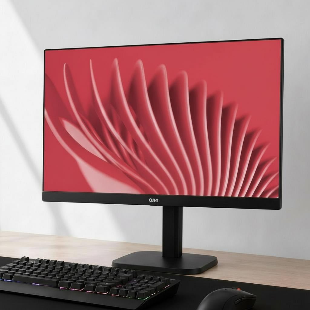 onn 25" FHD (1920 x 1080p) 200Hz 1ms AMD FreeSync Gaming Monitor with Cables, Black