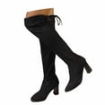 thumbnail image 3 of Women's Knee High Boots,Over The Knee Boots Chunky Heel,Thigh High Boots with Side Zipper, Tall Boots Stylish and Comfy, 3 of 8