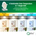 thumbnail image 3 of QPLUS 4Inch LED Recessed Slim Pot Light with Junction Box, 10W (=75W), 750 Lumens, Dimmable, IC Rated, ETL, Energy Star (4CS, 40 Pack), 3 of 5