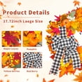 thumbnail image 6 of Fall Wreath Autumn Thanksgiving Decoration Artificial Floral Wreaths with Daisy Acorns Pumpkins Farmhouse Harvest Wreath for Home Front Door 18" Design2, 6 of 7