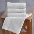 thumbnail image 2 of REGAL RUBY 4 Pieces Bath Linen Set White Washcloths Quick-Dry, Highly Absorbent, Soft Feel Fingertip Towels., 2 of 8
