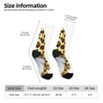 thumbnail image 2 of Fotbe Leopard Gnomes Calcetas Largas con Estampado para Hombre y Mujer – Calcetas de Compresión Transpirables y Elásticas, Viajar y Uso Diario Talla 5-11, 2 of 6