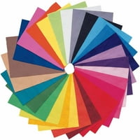 CPE Decorator Felt Assortments, 9" x 12", Multiple Colors, Pack of 25