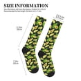 thumbnail image 4 of Pofeuu Fresh Avocado Print Compression Socks for Women & Men Circulation - Best Support for Nurses,Running,Athletic,Sports, 4 of 7