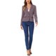 thumbnail image 2 of BLAZER A RAYAS DE LARGA MANGA CON SOLAPA NOTCH PARA MUJERES INSPIRE CHIC XL MARINO ROSA, 2 of 6