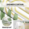 thumbnail image 4 of Boho Mid Century Shower Curtain Green Abstract Bohemian Tropical Shower Curtains for Bathroom Decor 72W x 72 L Inches Botanical Leaf Modern Minimalist Waterproof Fabric Shower Curtains, 4 of 6