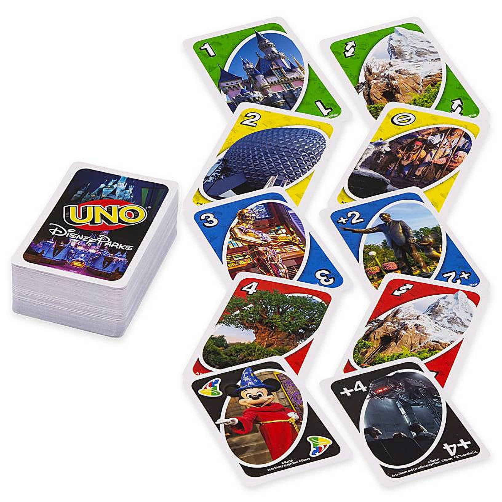 Disney Teen Parks UNO Card Game 112 cards, Multicolor
