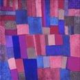 thumbnail image 1 of Ahgly Company Machine Washable Indoor Square Transitional Dark Magenta Purple Area Rugs, 4' Square, 1 of 7