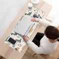 thumbnail image 3 of Long Mouse Pads for Desk,Beige Dinosaurs Rainbows Flowers Pattern Desk Mats on Top Of Desks, Desk Mouse Pad Extra Large with 3mm Non-Slip Base and Stitched Edge for Gaming,Office,Work,Home 31.5"x11.8", 3 of 6