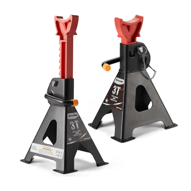 Torre Auto Bloosom 2 Piezas Doble Seguro Altura 3 Toneladas 29-41 Cm Negro