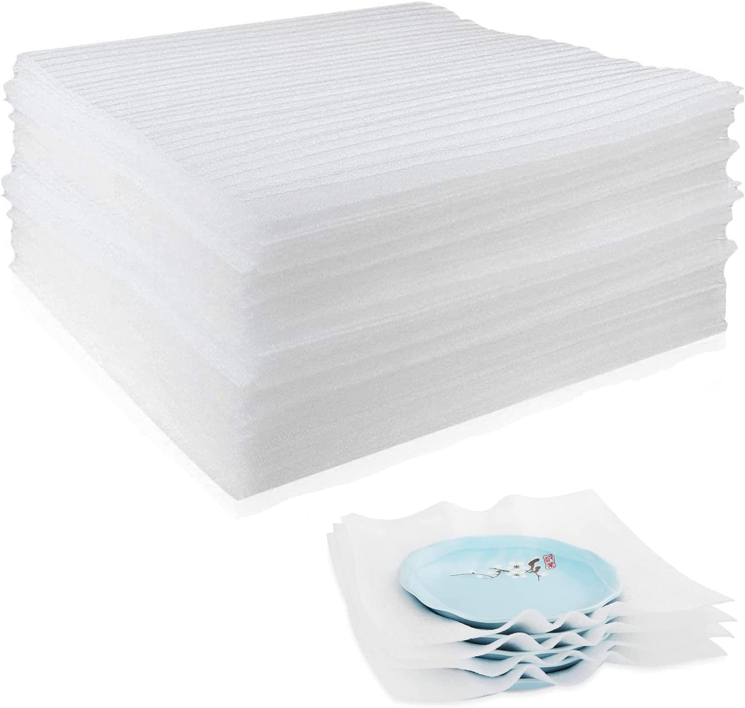 12"x12" Foam Wrap Sheets for Packing Storage Shipping Moving Supplies