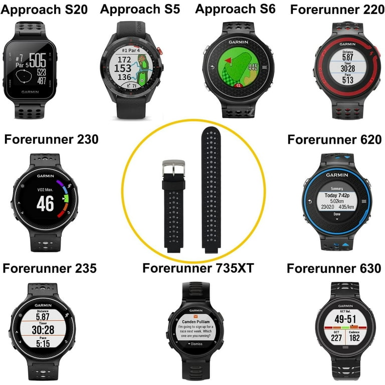 Baaletc for Garmin Approach S20 S5 S6 Watch Bands Replacement Colorful Strap Wristband Accessories for Approach S20 Smartwatch Walmart