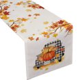 thumbnail image 2 of xiaxaixu Nappe, Feuille d'Érable Citrouille Impression Table Couvercle Outils Décoratifs, 2 of 7