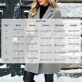thumbnail image 4 of SuTry Women's Wool Coat, Double Breasted Notched Lapel Long Sleeve, Solid Color Slim Fit Mid Length Winter Overcoat, Everyday Business Casual Outerwear, 4 of 6