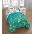 thumbnail image 6 of Cocomelon 4-Piece JJ and Friends Green Microfiber Child Bed-in-a-Bag, Twin, 6 of 6