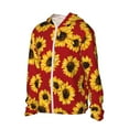 thumbnail image 2 of Easygdp Sunflowers On Red Lightweight Long Sleeve Sun Shirt Sports long-Sleeved Sun Protective Clothing, Quick Drying Breathable - XX-Large, 2 of 9
