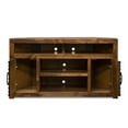 thumbnail image 3 of 52 Inch Corner Tv Stand, Rustic Design, Whiskey Finish, Fits 55" Tvs, No Assembly Compatible 52" Inches, Toned,, 3 of 5