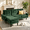 Green, variant on Lofka Modern Velvet Sectional Sofa Bed with Sleeper Chaise Lounge and Soft Cushions for Small Spaces and Office, Green