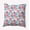 Holiday Pink, variant on 16" x 16" Simply Daisy Snow Fall Polyester Indoor/Outdoor Pillow, Haute Red Qty 1