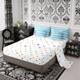 thumbnail image 4 of Manfei Bohemian Damask Queen Bedding 7pcs,Rustic Flowers Bedding Comforter Set Queen,Reversible, 4 of 6