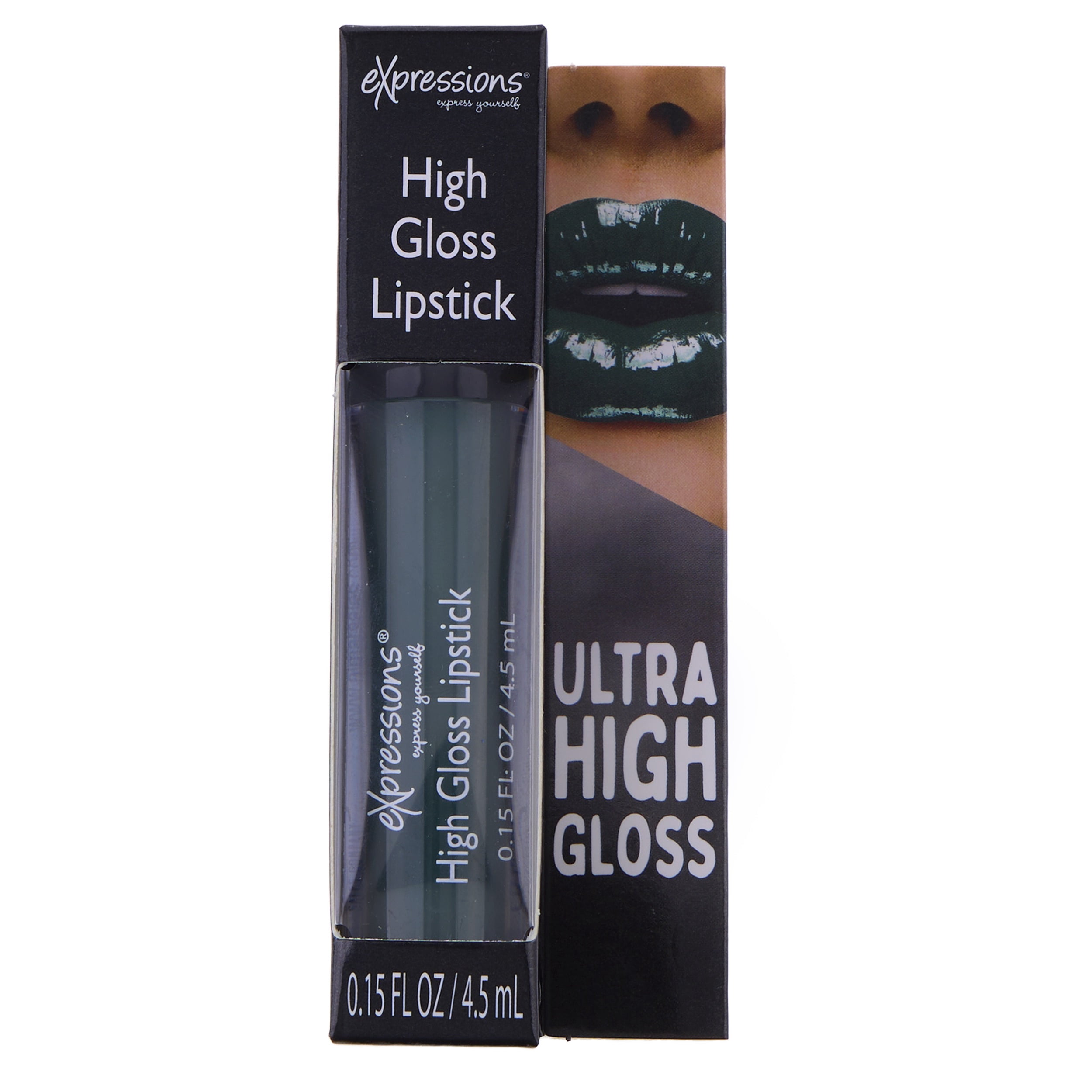 Expressions Ultra High Gloss Liquid Lipstick for Costume Makeup - Green