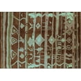thumbnail image 1 of Ahgly Company Indoor Rectangle Oriental Light Blue Industrial Area Rugs, 2' x 3', 1 of 4