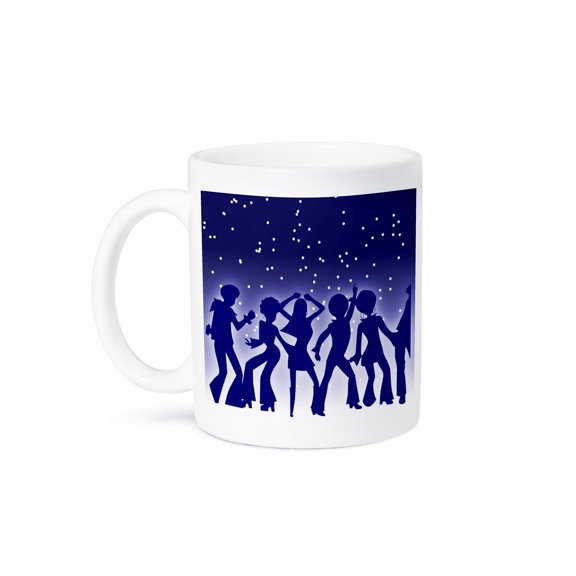 3dRose, Retro Disco Dancing, 11oz Mug