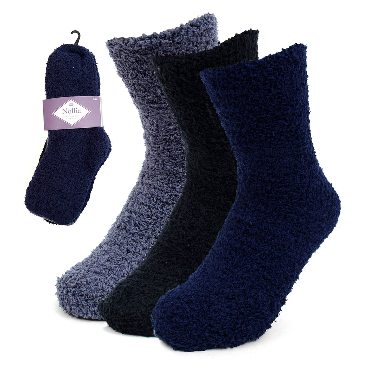 Nollia Soft and Cozy Socks for Women Warm Winter Plush Crew Socks 3