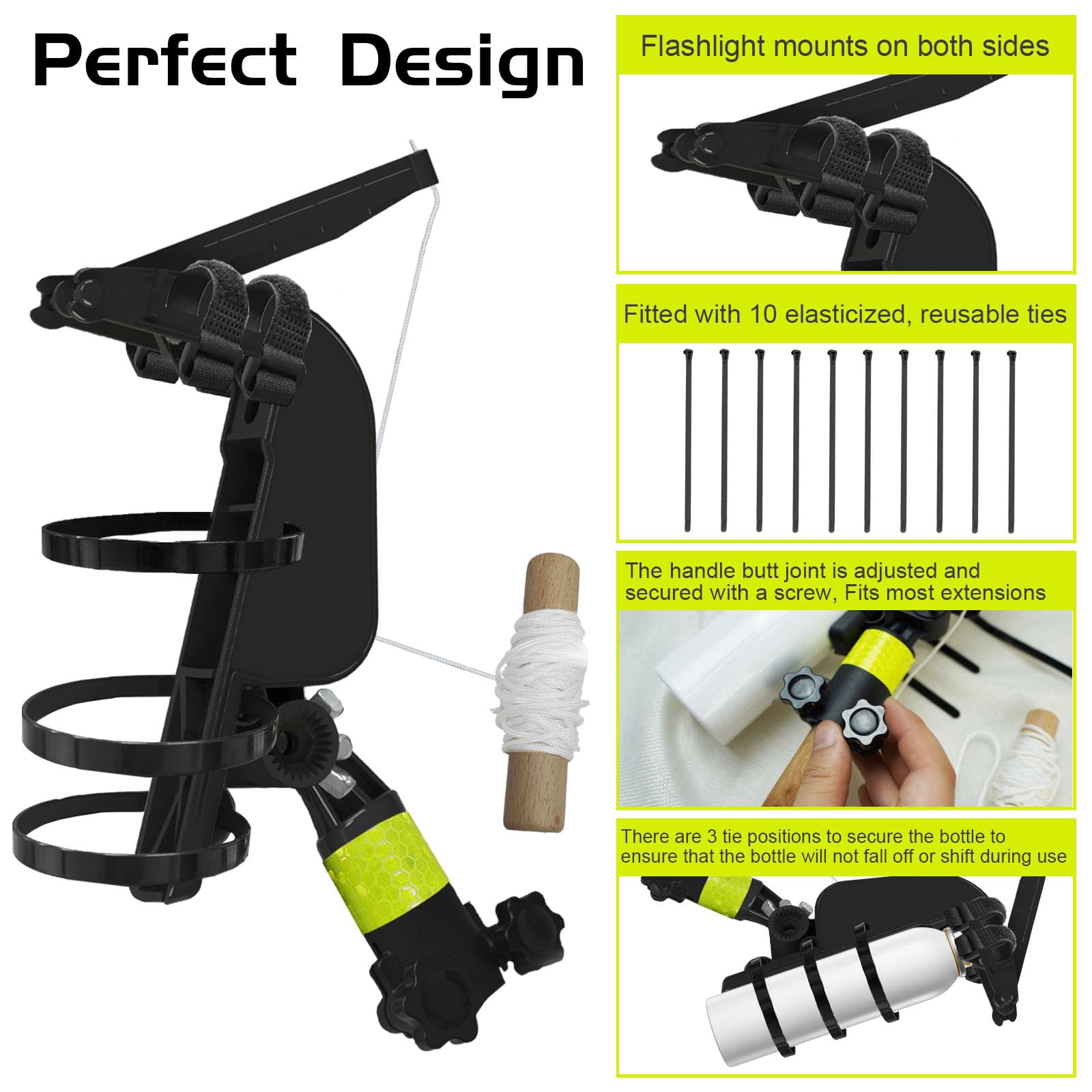 Spray Can Extension Pole - Aerosol and Duster Adaptor for Wasp Spray, Paint, Carpenter Dusting
