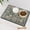 Boho Green, variant on Moroccan Stain Dog Food & Water Mat, Boho Pet Feeding Mat for Floor Non-Slip Waterproof, Super Absorbent Cat Bowl Mat, Easy to Clean Durable Pet Placemat,16" × 24"