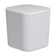 thumbnail image 3 of Small Trash Can with Lid, Mini Trash Can for Bathroom, Office and Bedroom, Small Bathroom Garbage Can with Swing Top, Compact Waste Basket for Desk, Dorm & Home, Gray - Xuniizn, 3 of 8