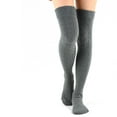 thumbnail image 3 of TeeHee Women's Fashion Over the Knee High Socks - 3 Pair Combo (Cable Cuff Dark Combo), 3 of 8