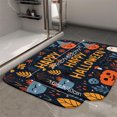 thumbnail image 2 of 1pc Happy Halloween Absorbent Non-Slip Bathroom Thickened Flannel Rug Decor,Soft,Quick Drying,Suitable For Indoor/outdoor Use,Bathrooms,Bedrooms,Kitchens,Terrace,Laundry Rooms,16"x24", 2 of 9