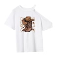 thumbnail image 4 of Camiseta para mujer Verano Simple Activewear Camiseta de manga corta para ir de compras en la playa SG, 4 of 7