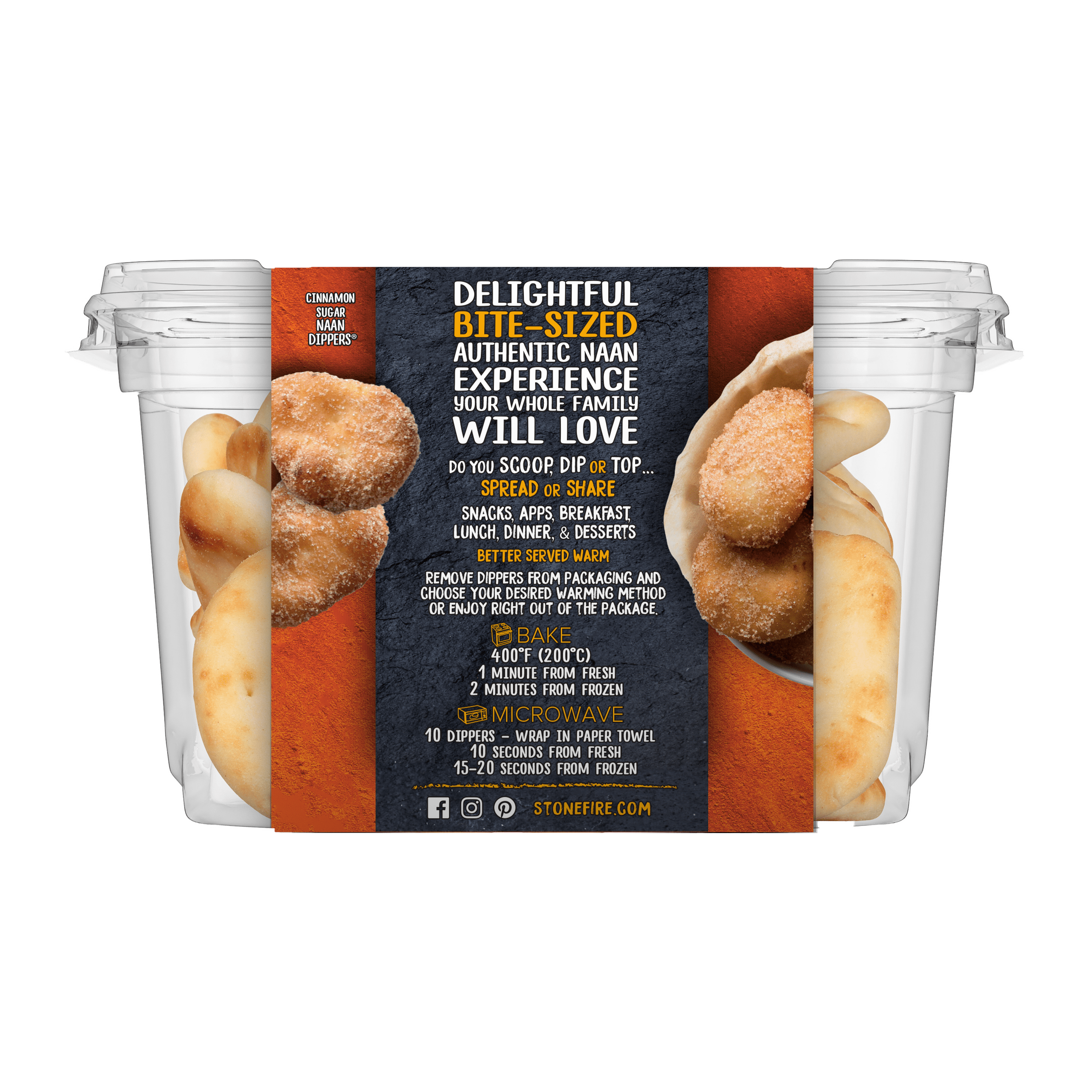 Stonefire® Original Naan Dippers®, 7.05 oz, Fresh Mini Flatbread Snacks