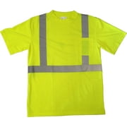 Boston Industrial High Vis Class 2 T Shirt with Reflective Stripes Mens Size 3XL
