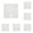 AH*5, variant on Bead Peg Board For DIY Art Craft, 2.6mm Perler Bead Square Grid For Adult Beadworks, Educational Motor Skills Activity Board, White