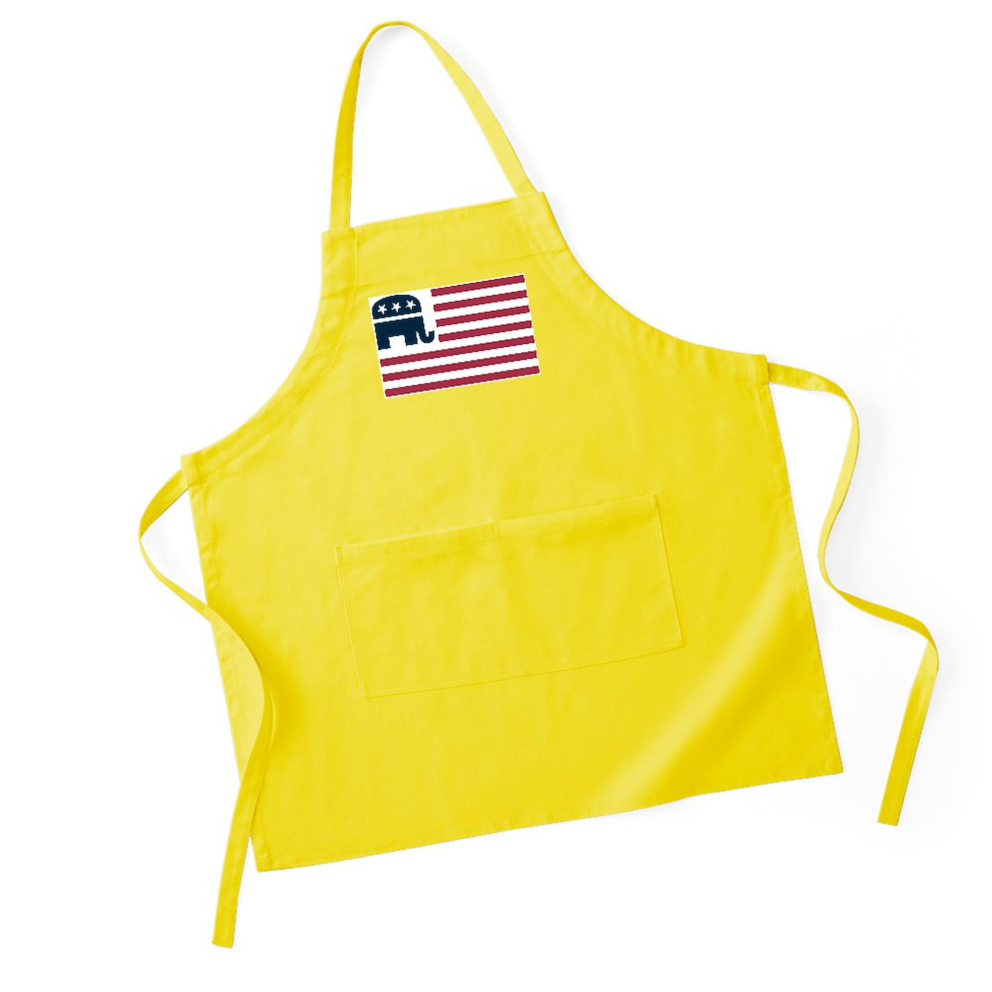 CafePress - GOP Flag BBQ - Kitchen Apron with Pockets, Grilling Apron, Baking Apron