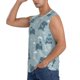 thumbnail image 3 of Balery Cute Hippopotamus Camisetas sin mangas para hombre, absorbe la humedad y protege contra el mal olor.-Small, 3 of 7