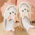 thumbnail image 2 of Woman Slippers Rabbit Cartoon cute Kawaii Summer beach outdoor flip flops Sandals anti-slip EVA funny soft indoor home house new, 2 of 6